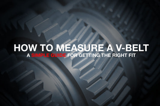 How to Measure a V-Belt: A Simple Guide for Getting the Right Fit