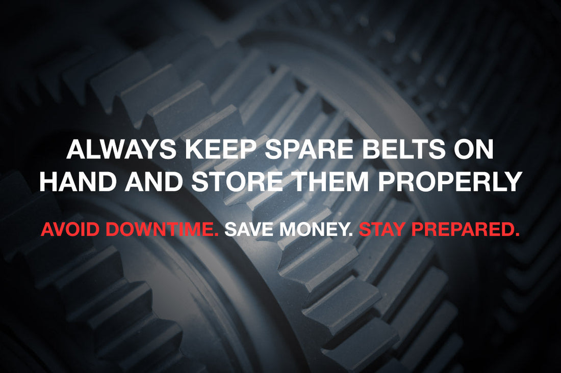 Why You Should Keep Spare Belts on Hand and How to Store Them