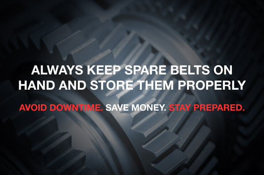 Why You Should Keep Spare Belts on Hand and How to Store Them