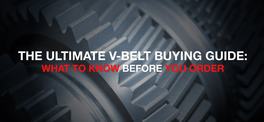 The Ultimate V-Belt Buying Guide: What to Know Before You Order