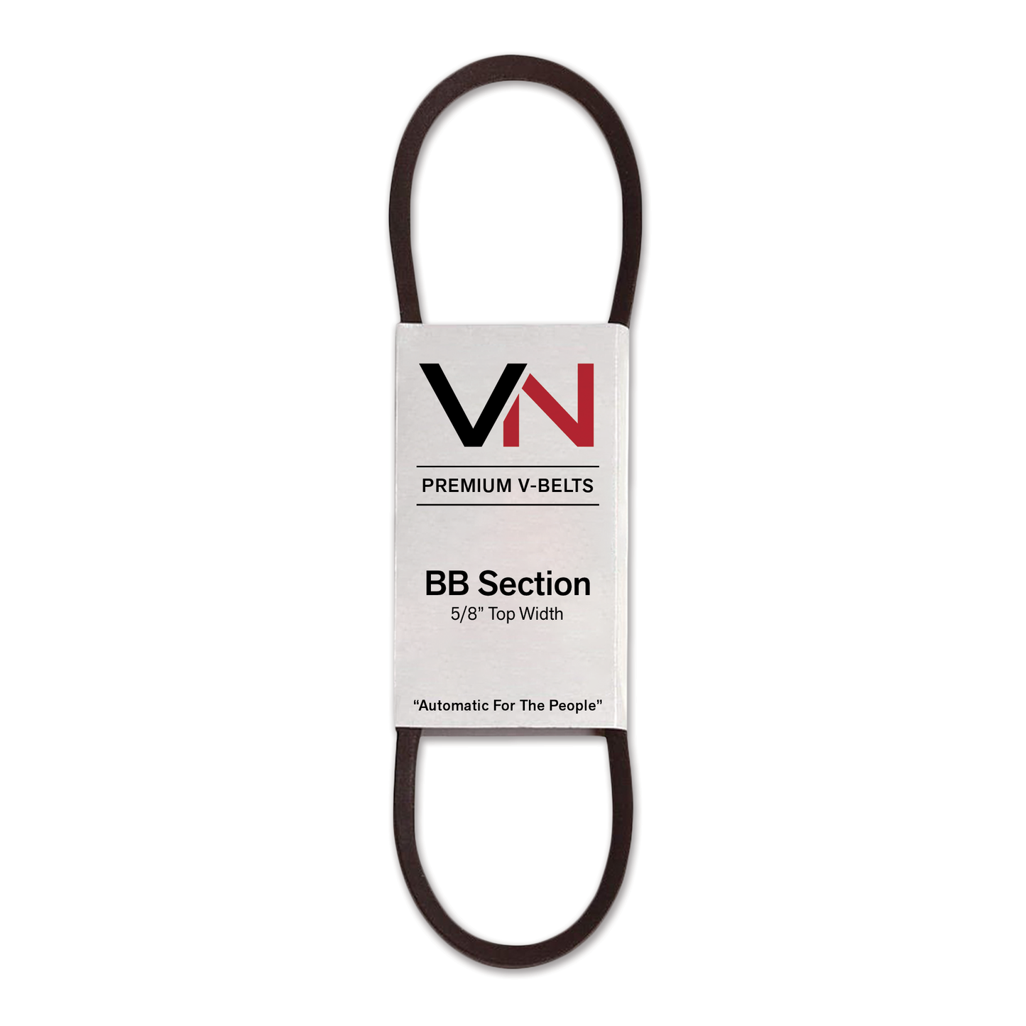 Double angled hex v-belt measuring 5/8" x 96" OD